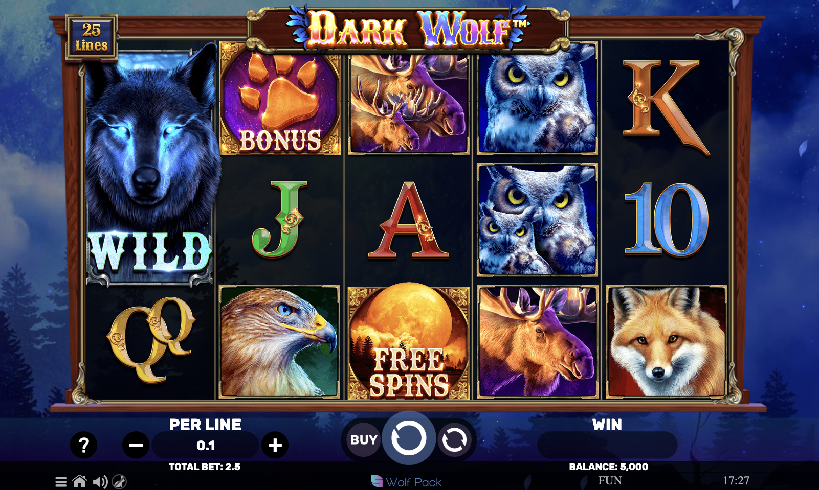 Dark Wolf Slot