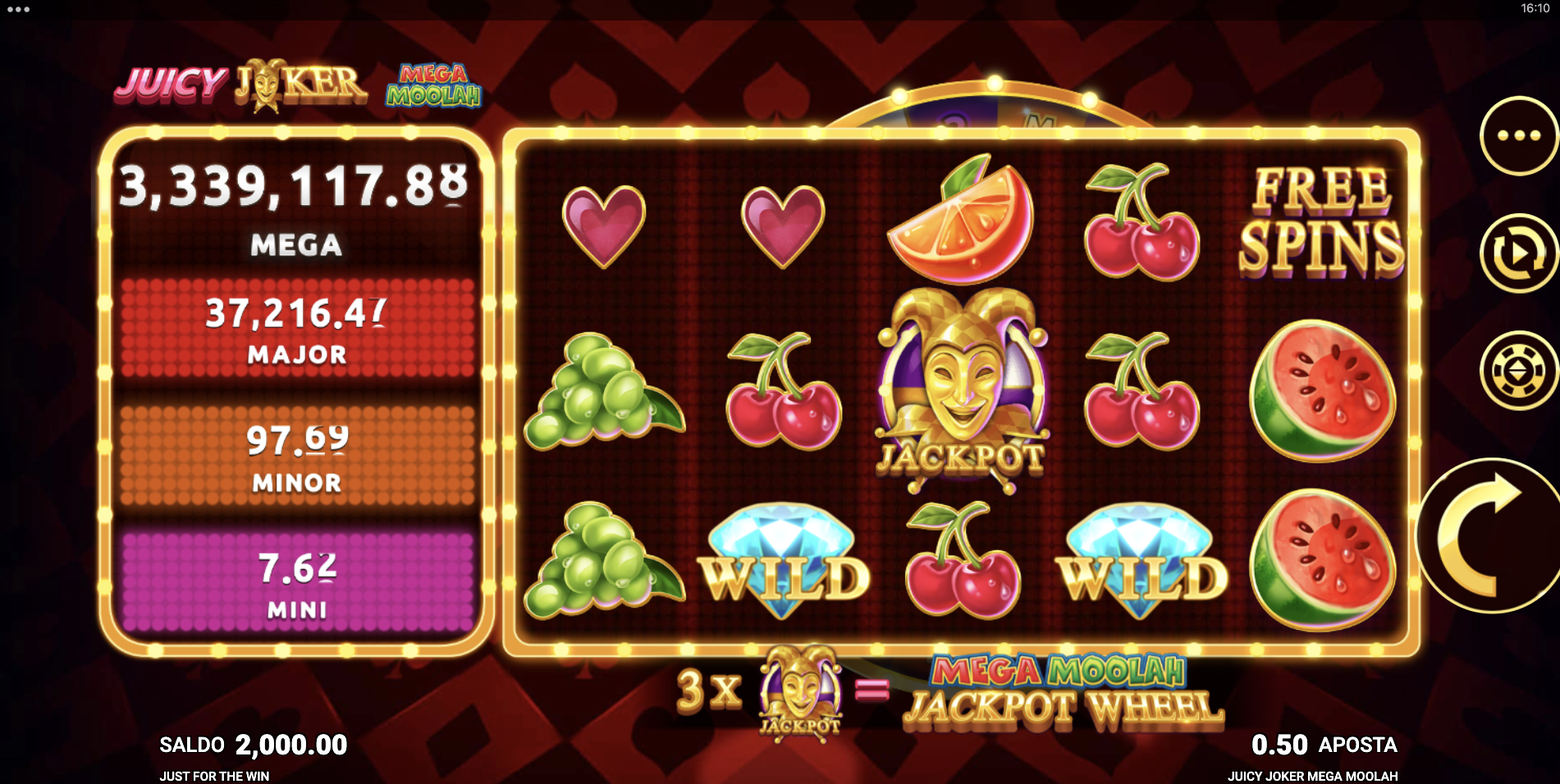 Juicy Joker Mega Moolah Slot