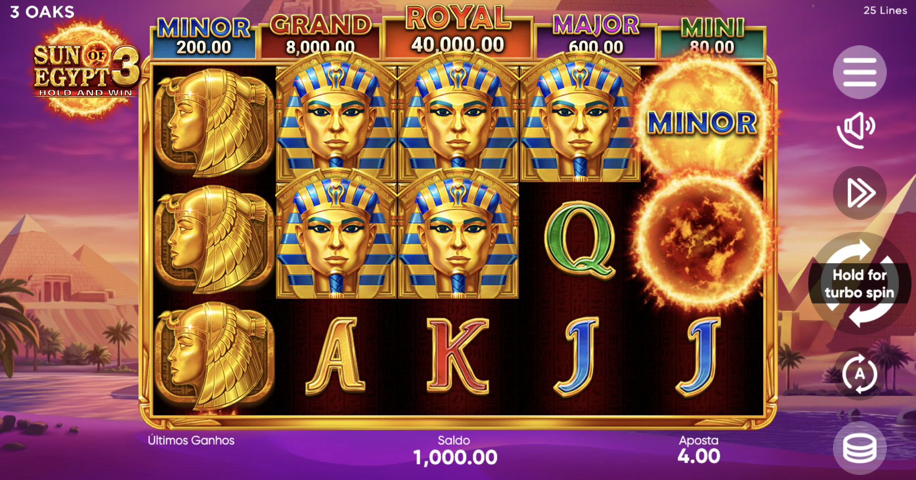 Sun of Egypt 3 Slot