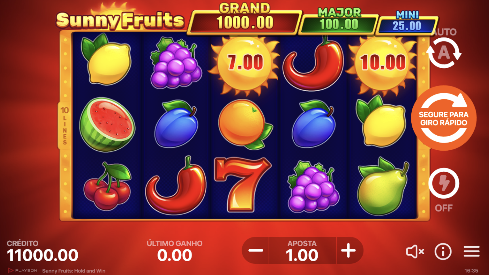 Sunny Fruits Slot